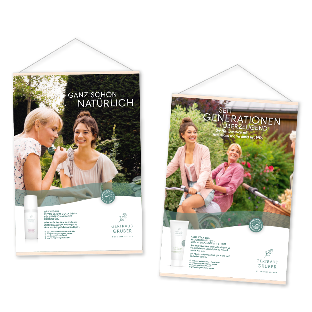 Stoffbanner Hochformat DIN A1