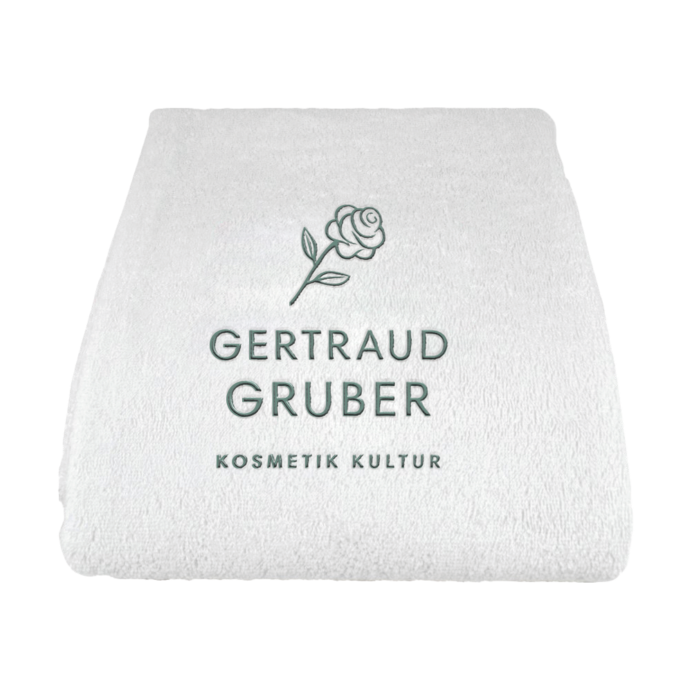 Duschtuch (70 x 140 cm) mit Logo-Stickerei